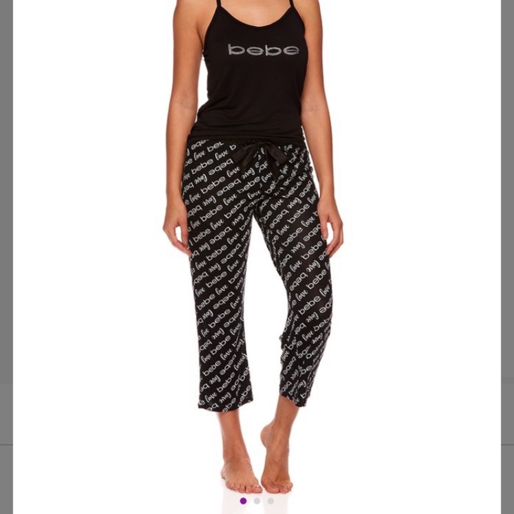 New Bebe Capri and tank top